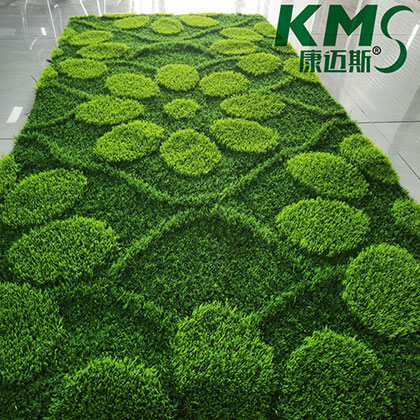 Tapis d'herbe artificiel de motif 3D personnalisé