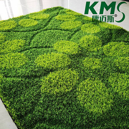 Tapis d'herbe artificiel de motif 3D personnalisé